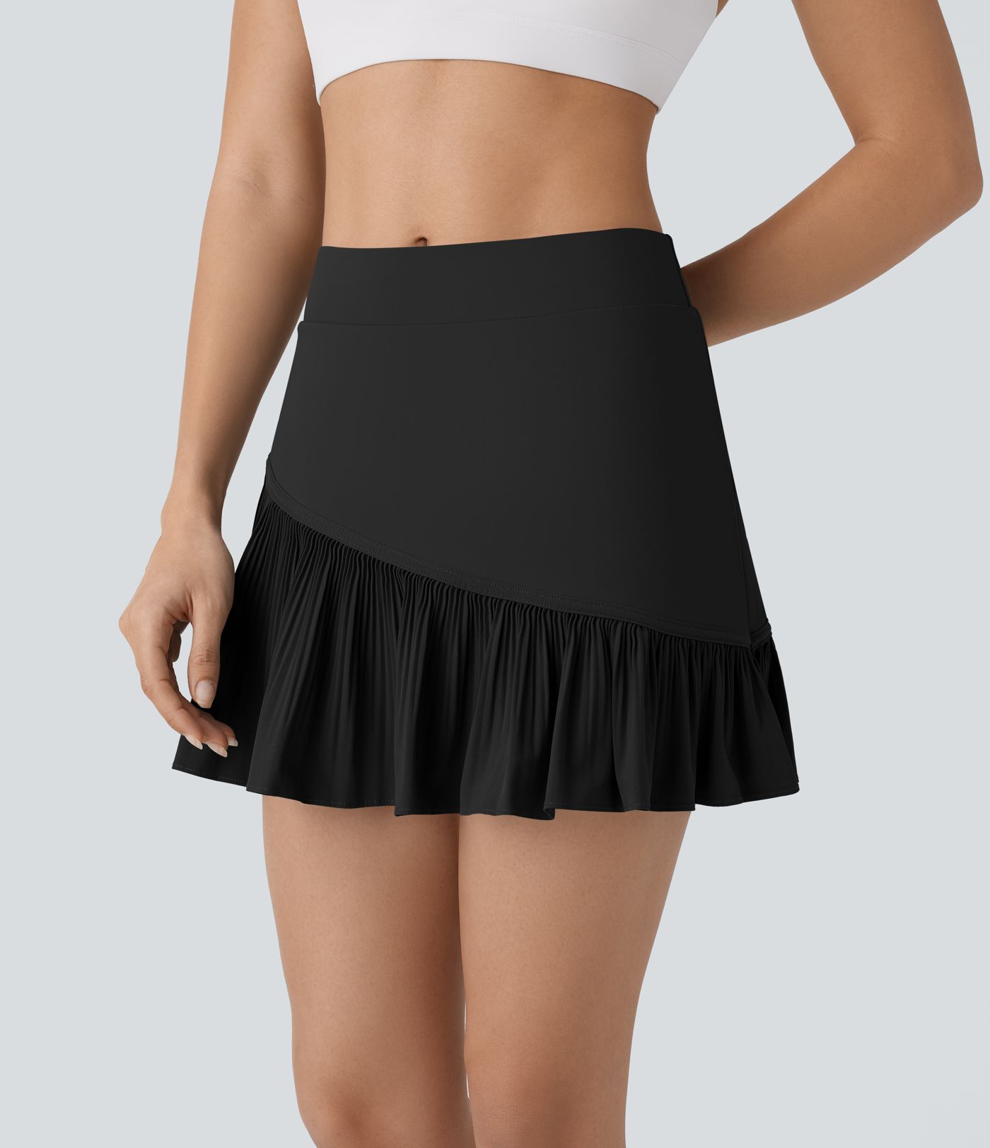 Breezeful™ High Waisted 2-in-1 Pocket Plisse Mini Quick Dry Pickleball Skirt