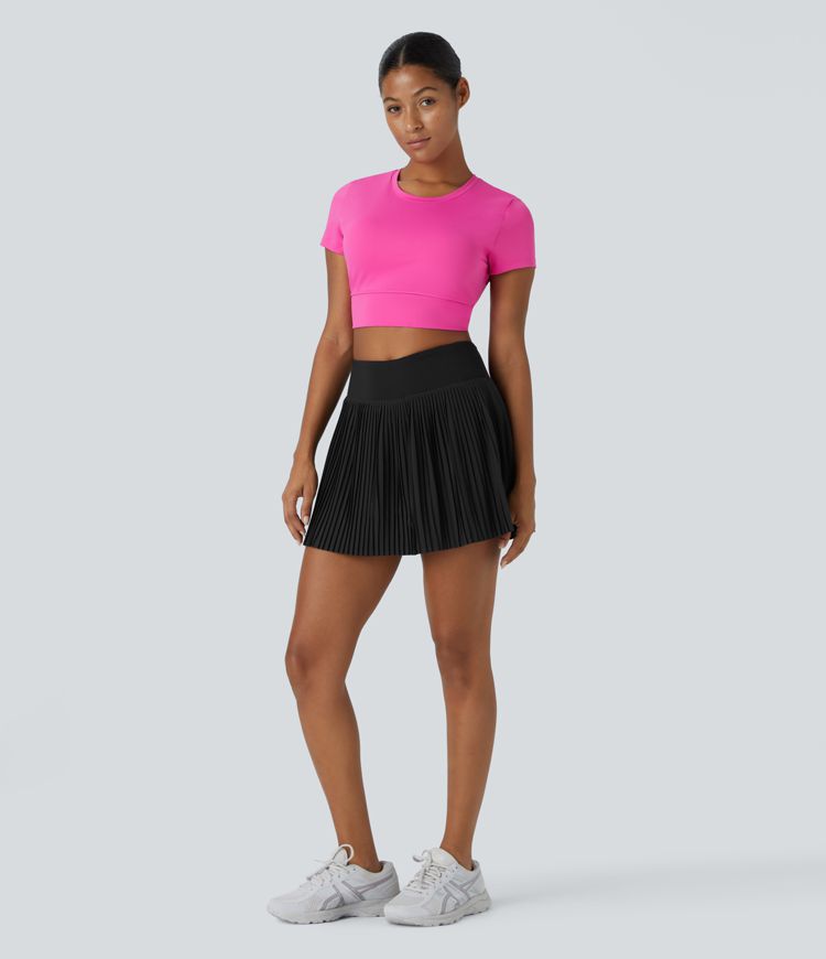 Daily use Breezeful™ 2-in-1 Pleated Side Pocket Quick Dry Tennis Skirt