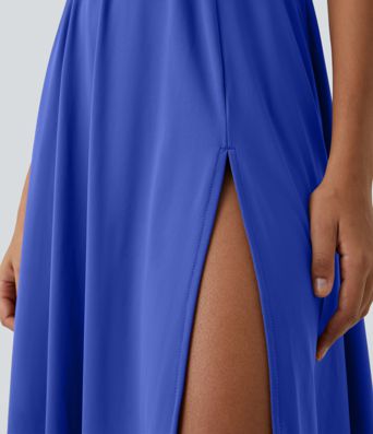 Padded Midi Casual Dress A-C Cups