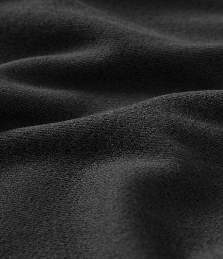 V Neck Thumb Hole Ribbed Hem Fleece Lounge Sweatshirt