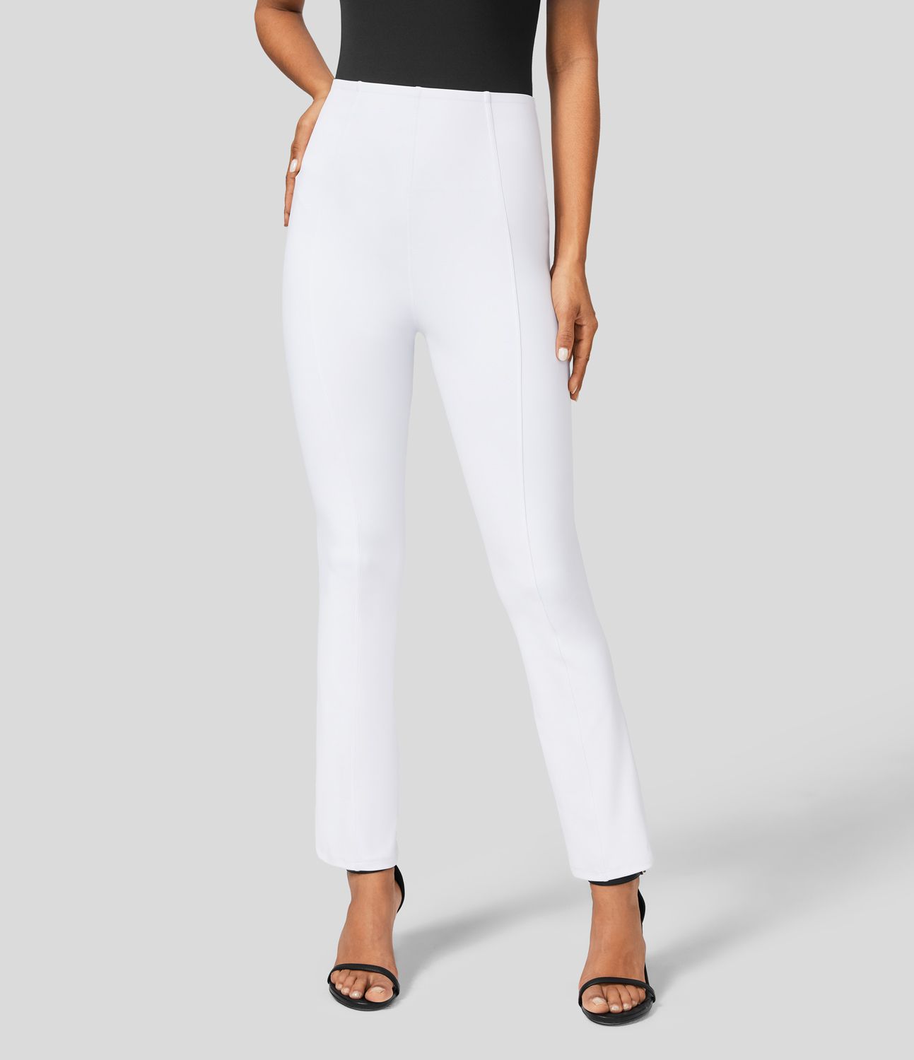 Halara Flex™ kõrge vöökohaga kõhukontrolliga reguleeritava äärega 7/8 tööpüksid