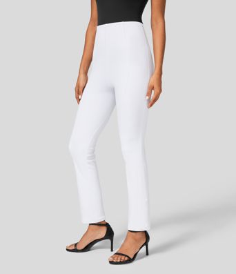 Halara Flex™ kõrge vöökohaga kõhukontrolliga reguleeritava äärega 7/8 tööpüksid