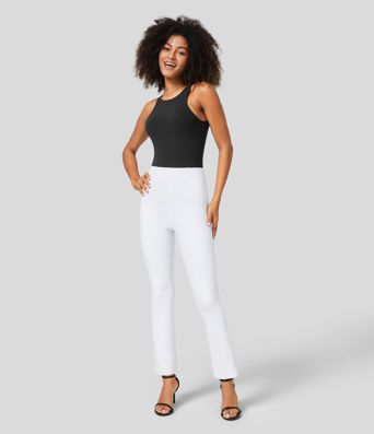 Halara Flex™ kõrge vöökohaga kõhukontrolliga reguleeritava äärega 7/8 tööpüksid