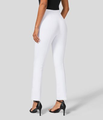 Halara Flex™ kõrge vöökohaga kõhukontrolliga reguleeritava äärega 7/8 tööpüksid