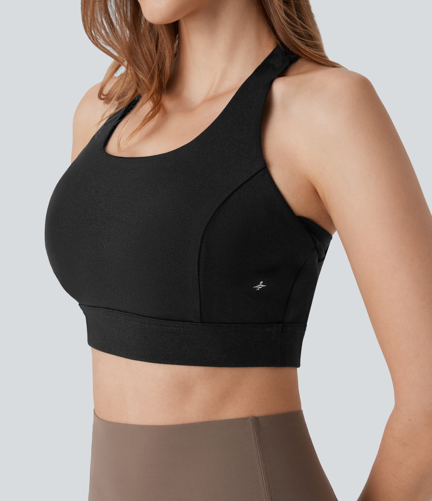 Low Support Racerback Yoga Sports Bra D-F Cups