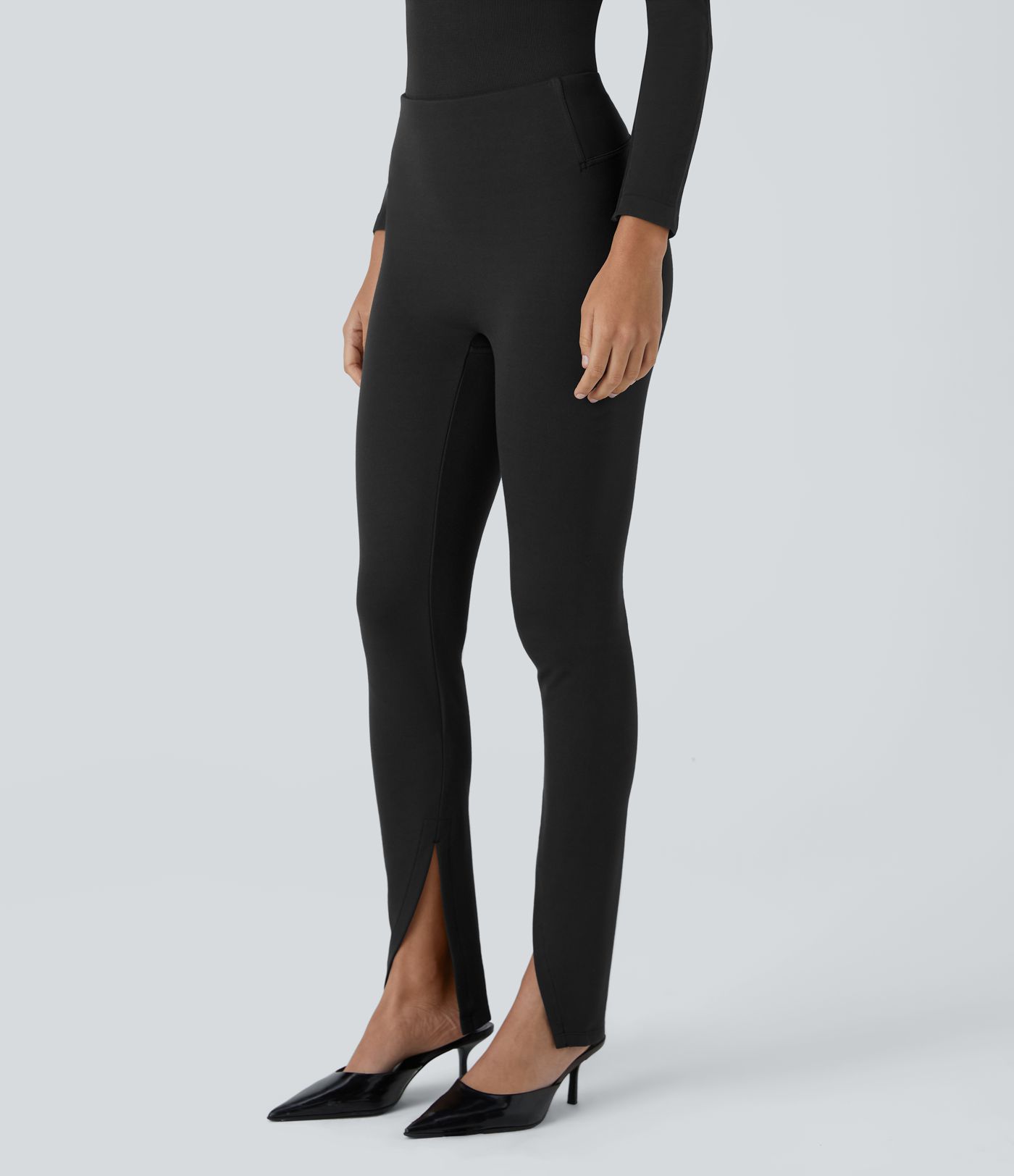 Halara Flex™ high-waisted front split workout pants