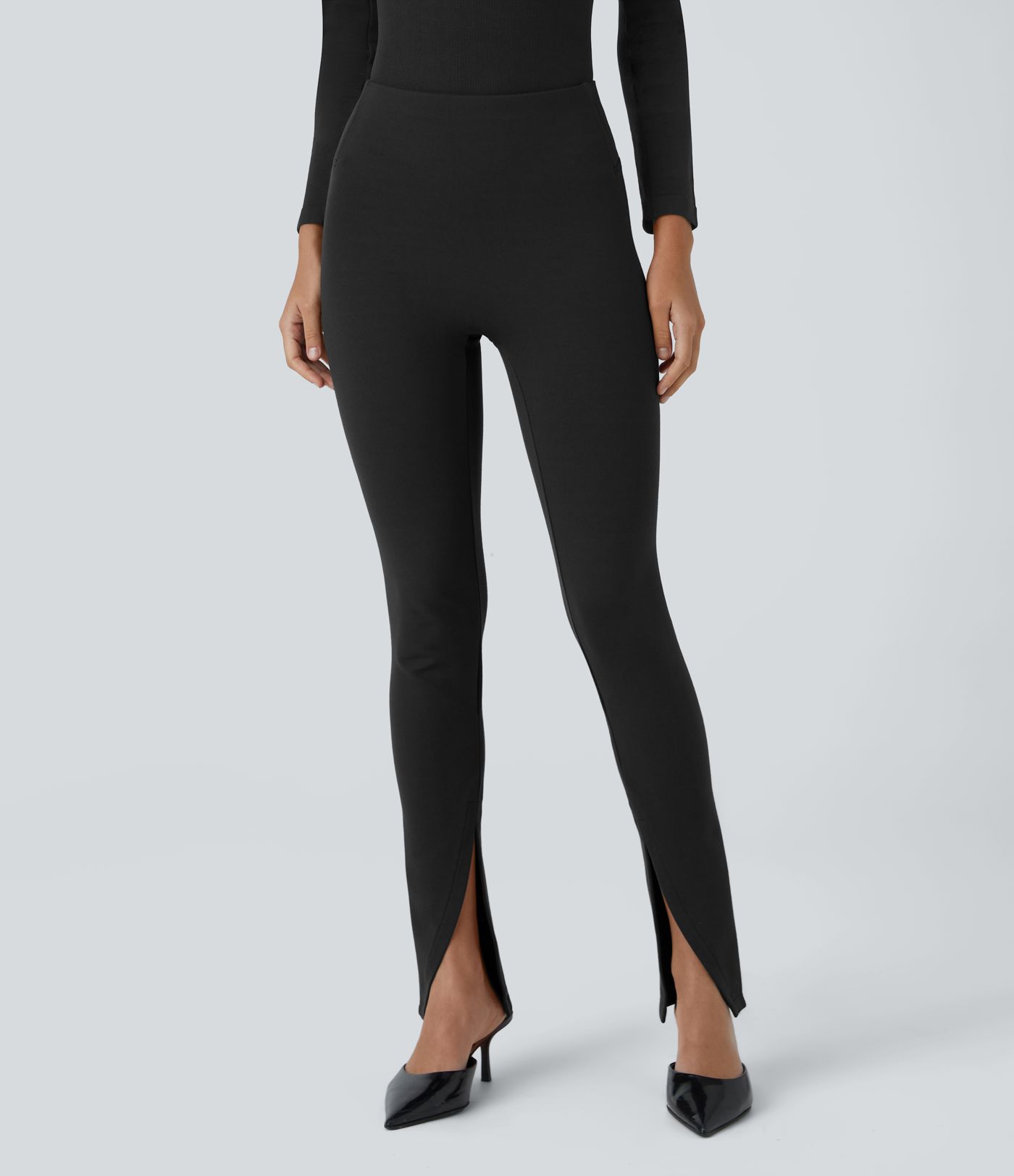 Halara Flex™ high-waisted front split workout pants