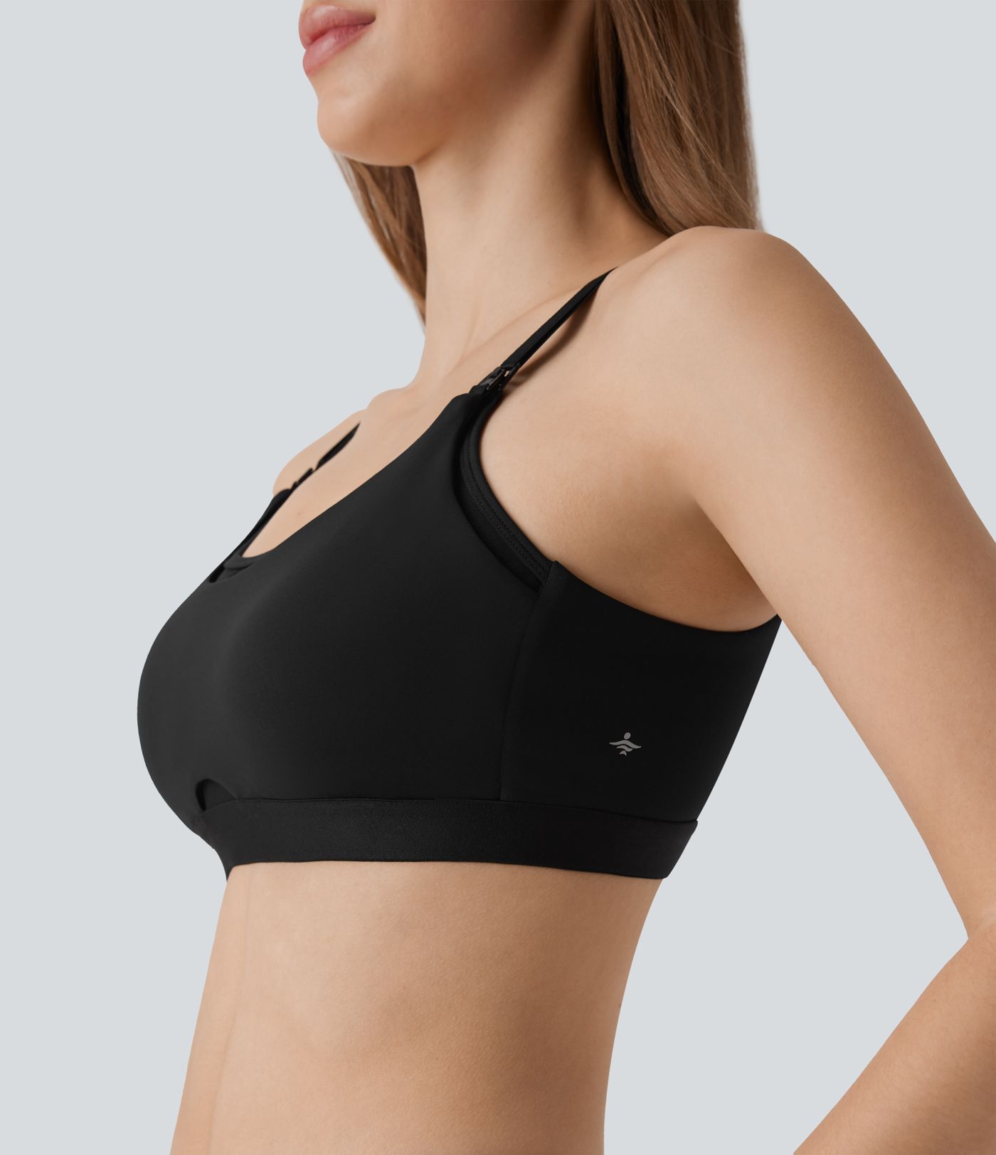 SpeedWave™ Medium Support Adjustable Hook Quick Dry Nursing Workout Sports Bra A-C Cups