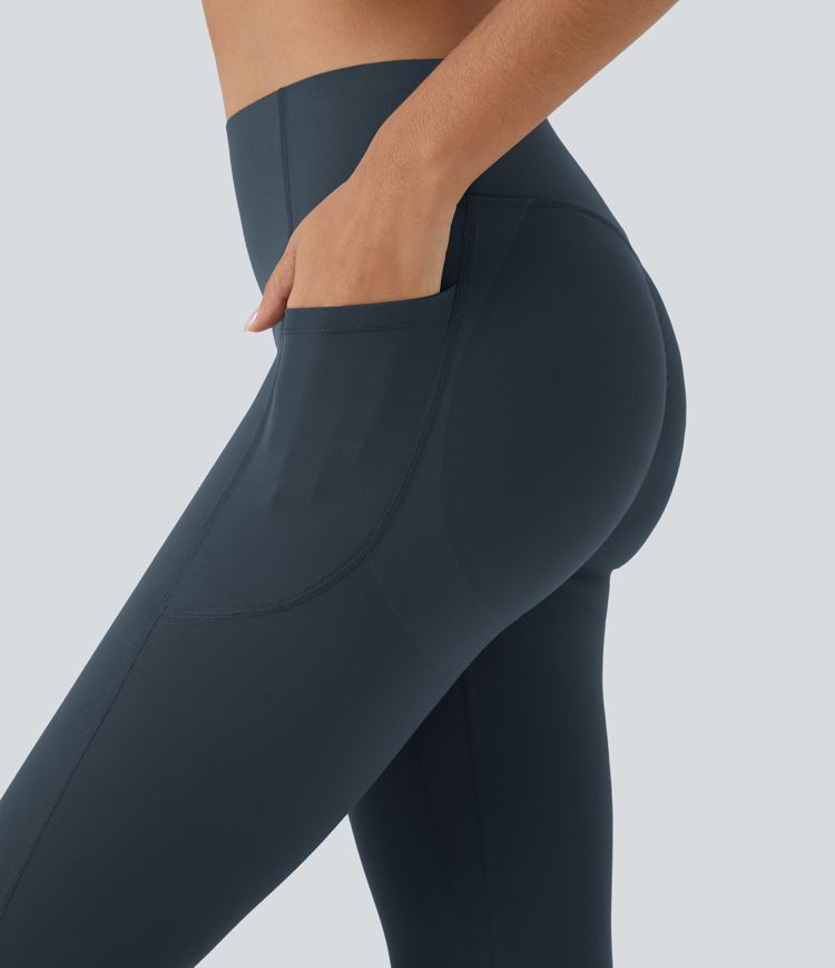 Halara UltraSculpt™ High Waisted Scrunch Butt Lifting Tummy Control Pocket Shaping Capri Training Leggings