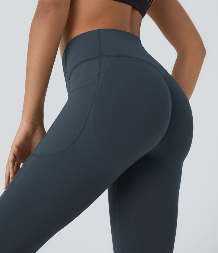 Halara UltraSculpt™ High Waisted Scrunch Butt Lifting Tummy Control Pocket Shaping Capri Training Leggings