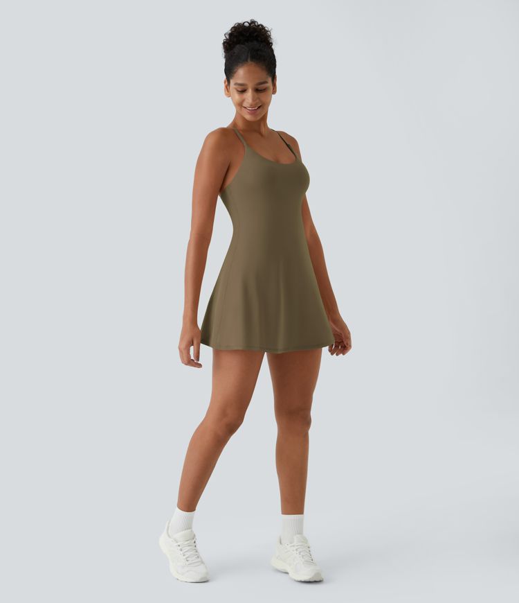 Softlyzero™ Plush Backless Active Dress-Easy Peezy Edition