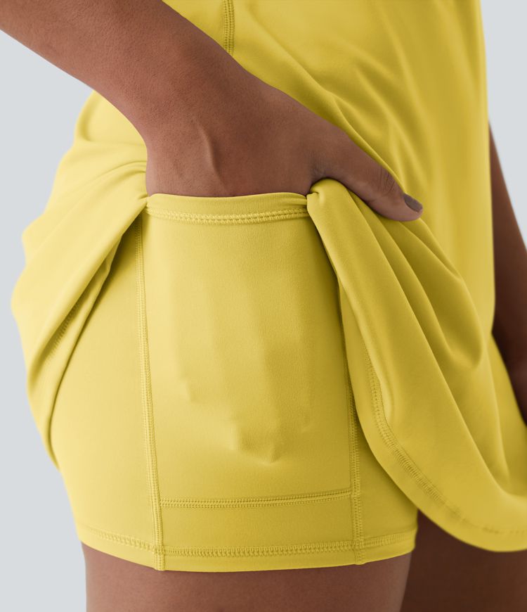 SoftlyZero™ Plush Backless Active Dress-Easy Peezy Edition