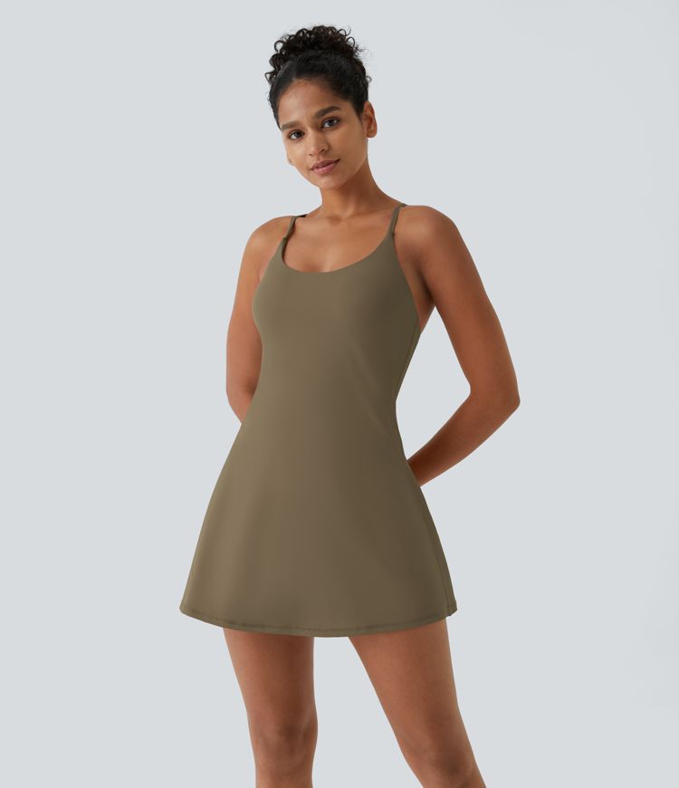 Softlyzero™ Plush Backless Active Dress-Easy Peezy Edition