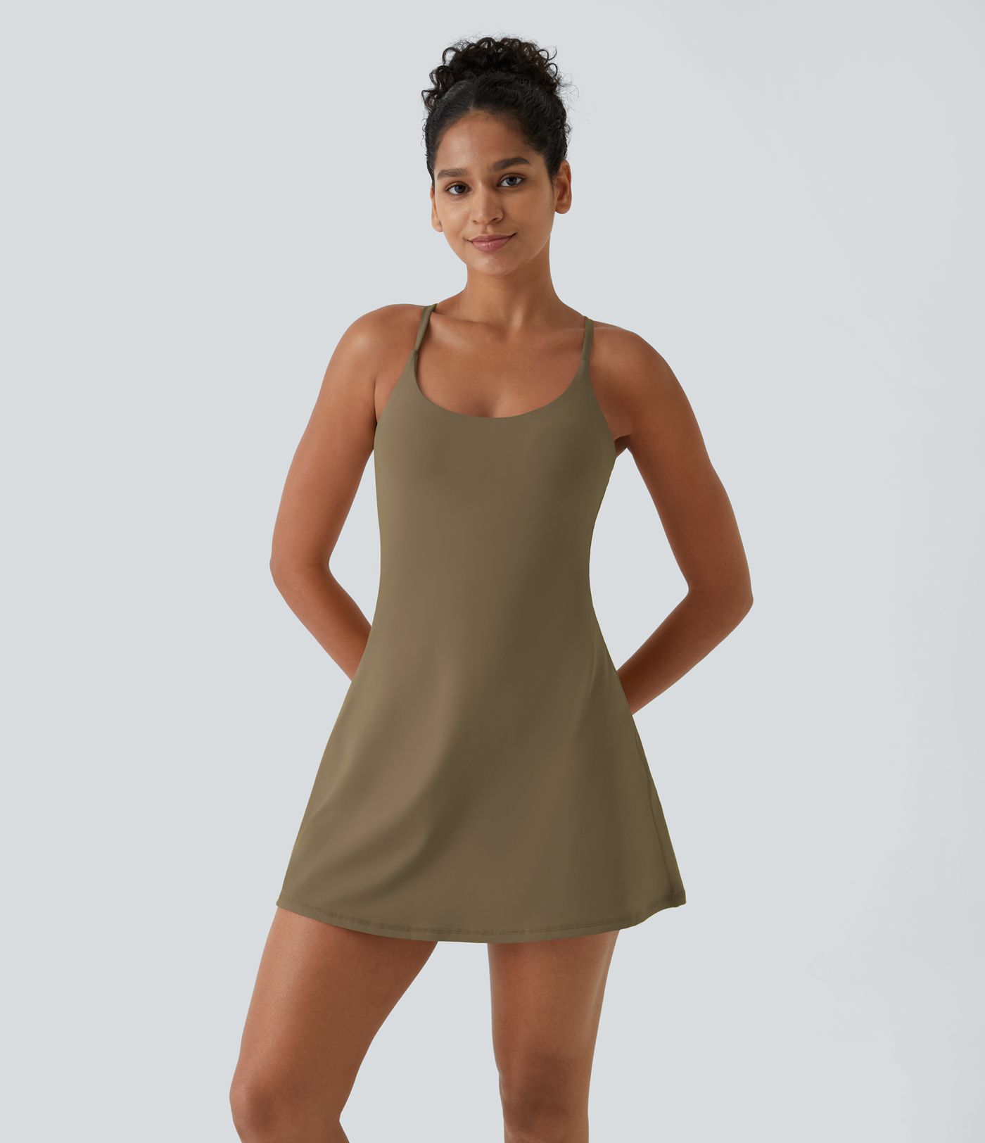 Softlyzero™ Plush Backless Active Dress-Easy Peezy Edition