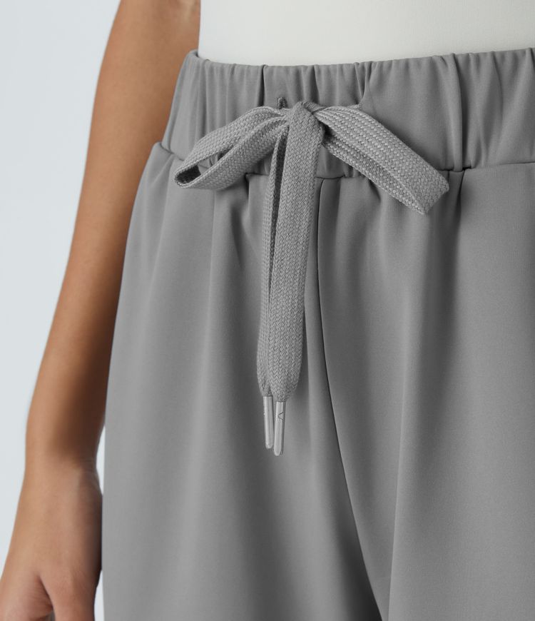 Halara Flex™ 미드웨이스트 드로우스트링 사이드 포켓 워크룩 팬츠