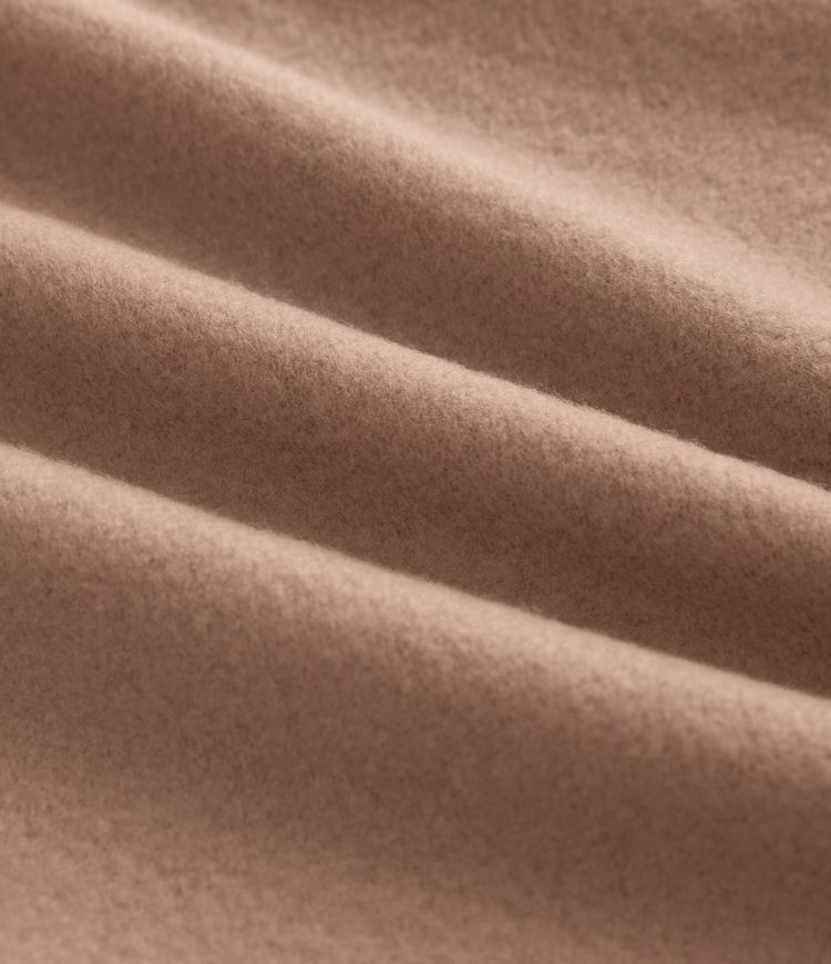 Jogging en polaire taille haute avec poches latérales et fermeture zippée