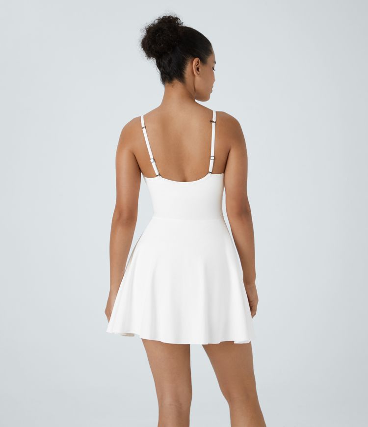 SoftlyZero™ Plush 2-in-1 Pocket Mini Slip Dance Active Dress