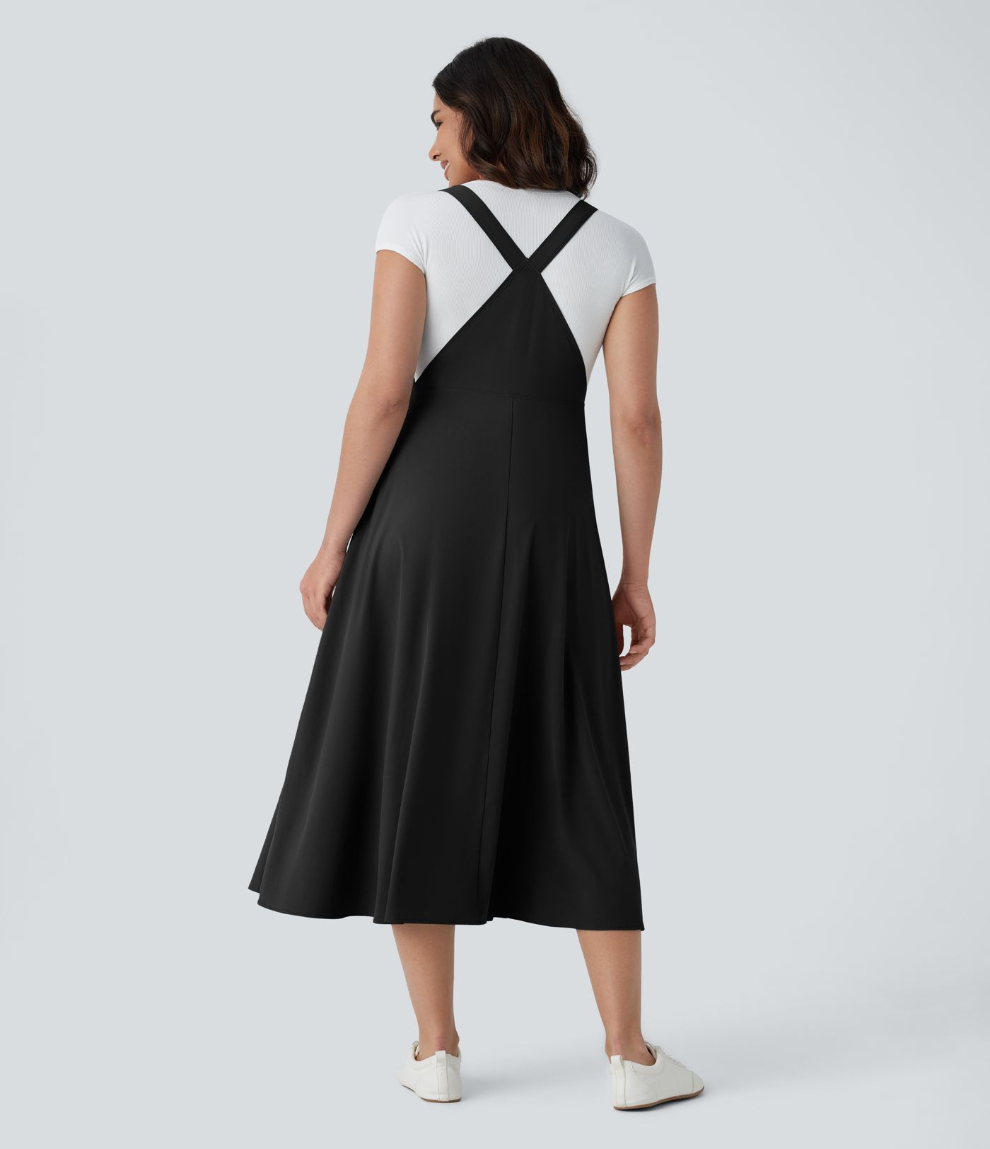 Breezeful™ Pockets Flowy Quick Dry Midi Casual Dress
