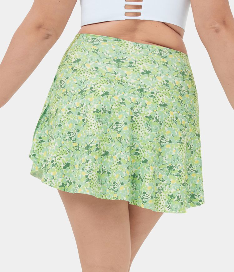 Women’s Everyday Crossover Side Pocket 2in1 Plus Size Tennis SkirtLucid Halara