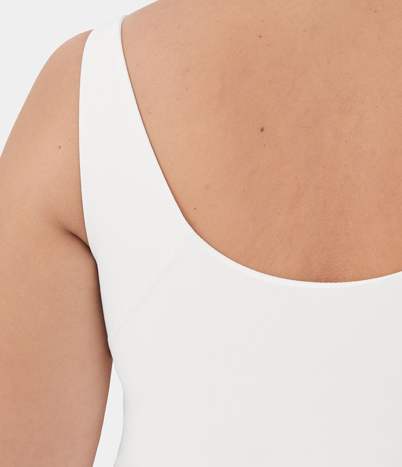 Softlyzero™ Plush Tank Top Camiseta sin mangas yoga talla plus liso sin espalda cuello en V