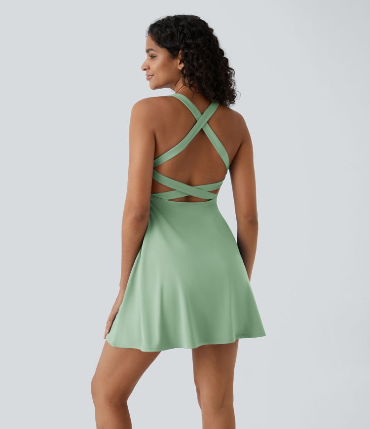 Flare 2-Piece Pocket Dance Active Dress