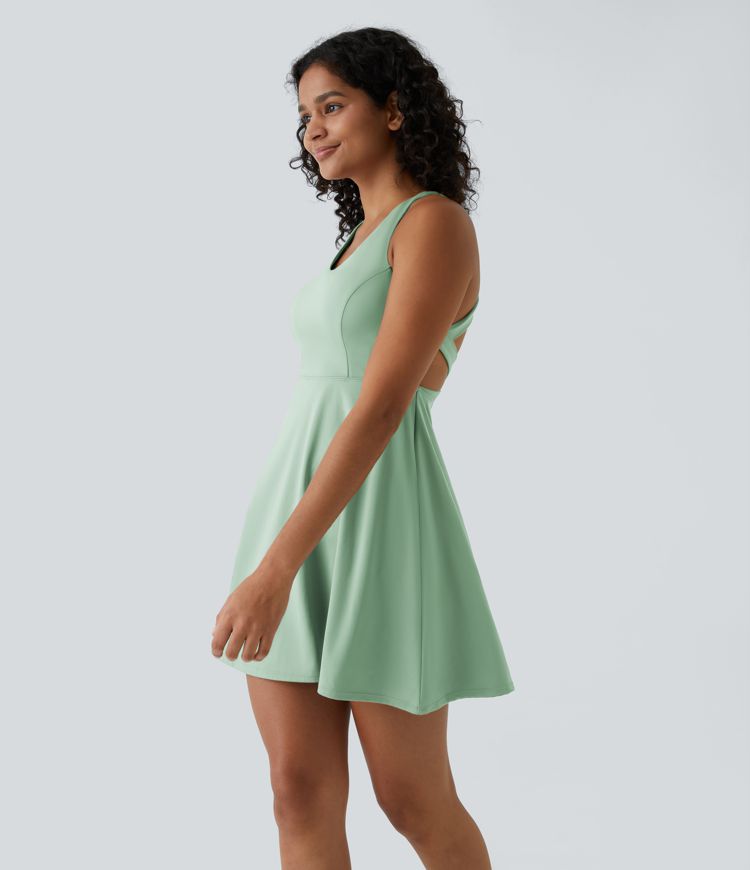 Flare 2-Piece Pocket Dance Active Dress