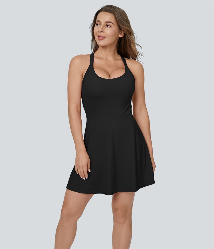Flare Mini Dance Active Dress D-F Cups