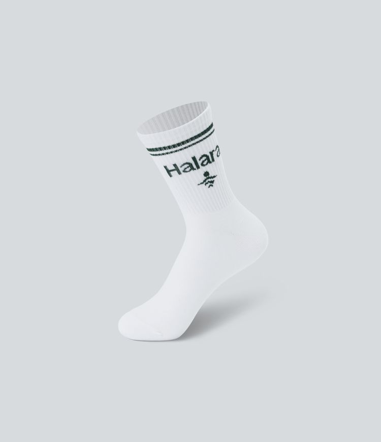 Halara Letter Pickleball Crew Socks