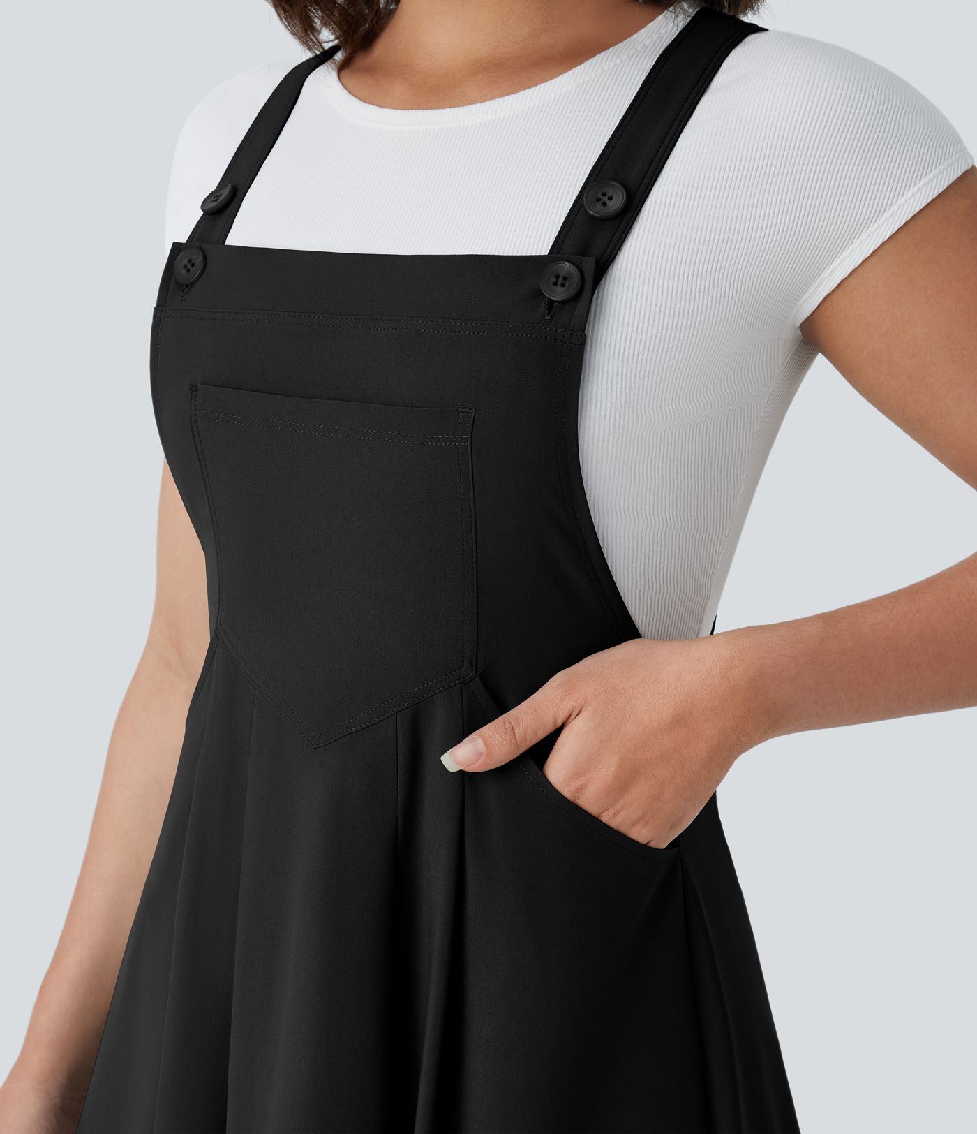 Breezeful™ Pockets Flowy Quick Dry Midi Casual Dress