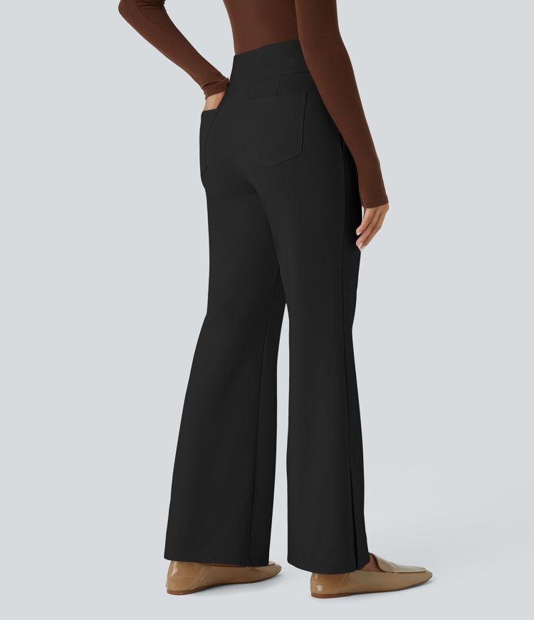 High Waisted Pockets Work Pants