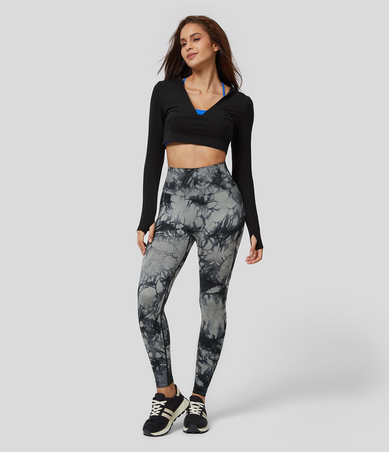 Seamless Flow High Waist Tie Dye Yoga Leggings
