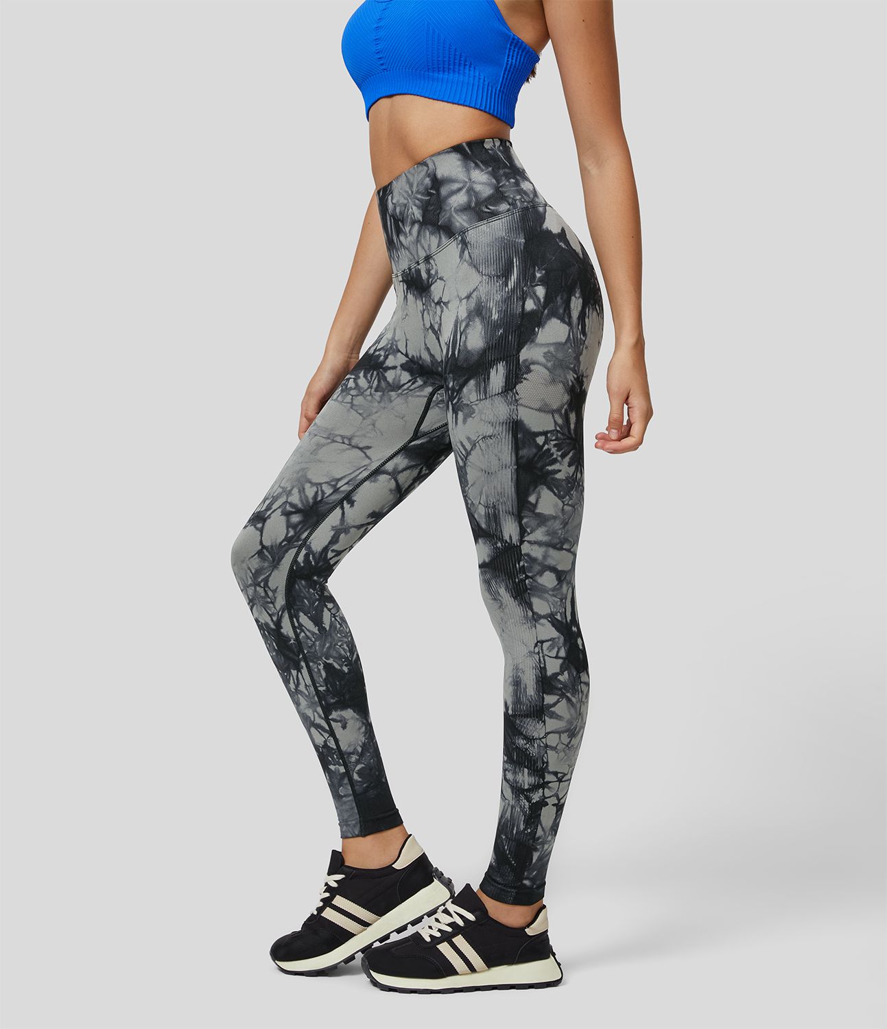 Seamless Flow High Waist Tie Dye Yoga Leggings