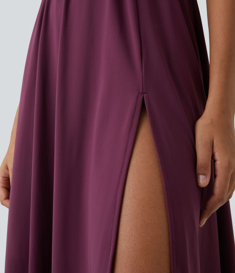 Padded Midi Casual Dress A-C Cups