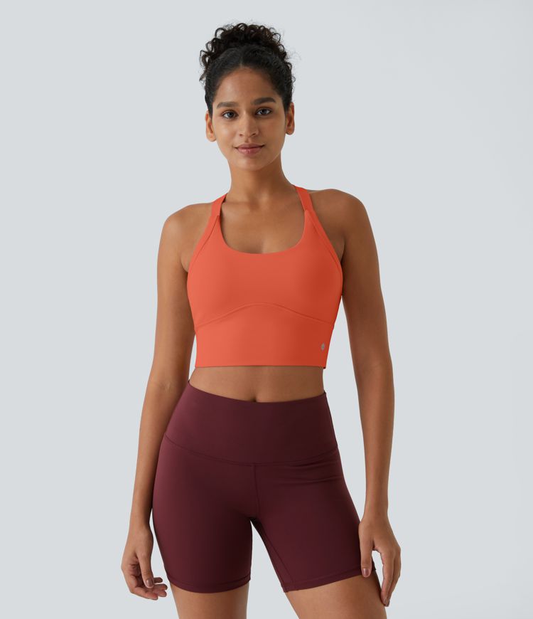 Softlyzero™ Plush Backless Cut Out Twisted Cropped Yoga Tank Top