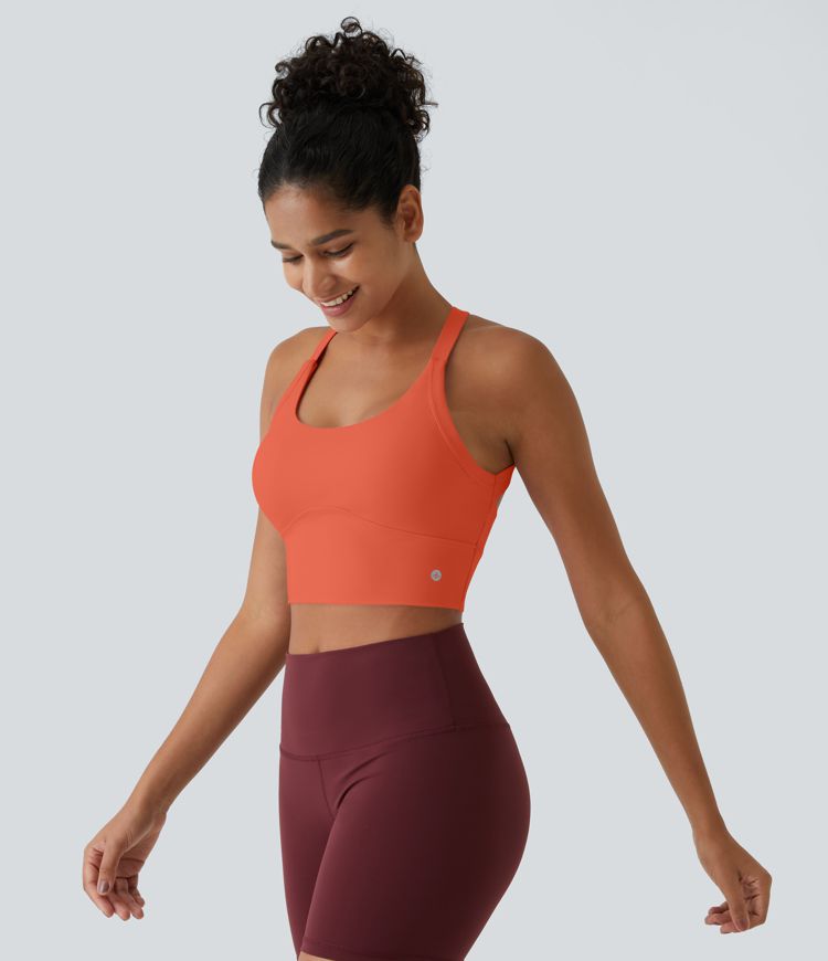 Softlyzero™ Plush Backless Cut Out Twisted Cropped Yoga Tank Top