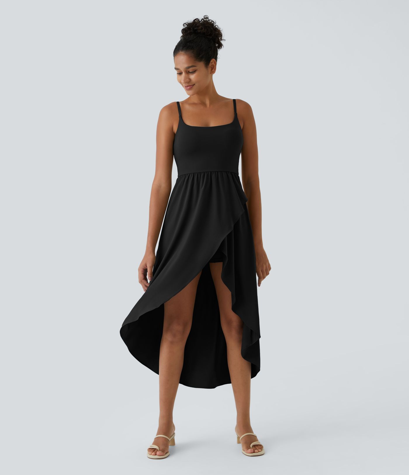 Breezeful™ High Low 2-Piece Pocket Flowy Midi Quick Dry Casual Dress Breezeful™ High Low 2-Piece Pocket Flowy Midi Quick Dry Casual Dress