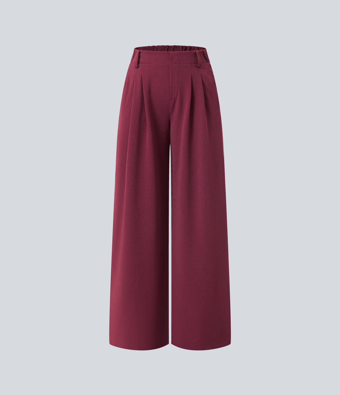 Halara Flex™ High Waisted Pocket Wide Leg Waffle Work Trousers