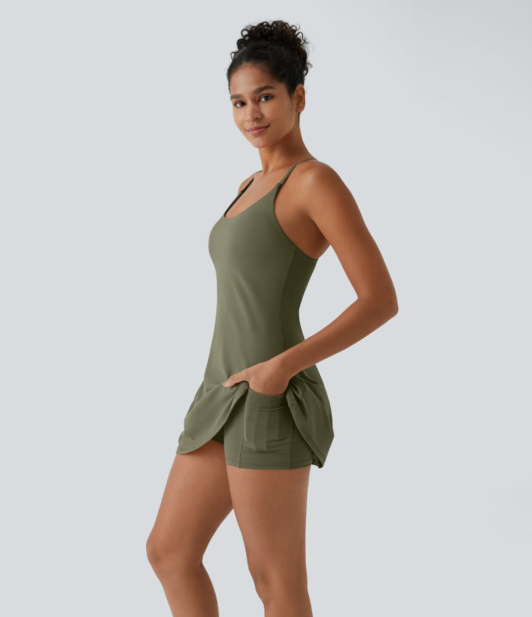 SoftlyZero™ Plush Backless Active Dress-Easy Peezy Edition