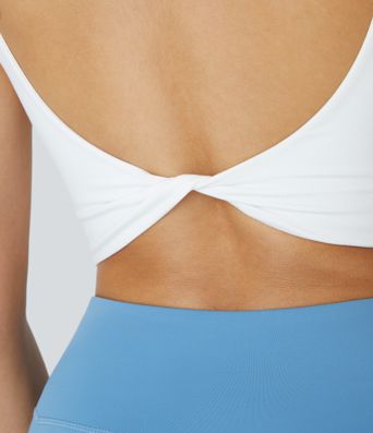 Double Straps Cropped Yoga Tank Top