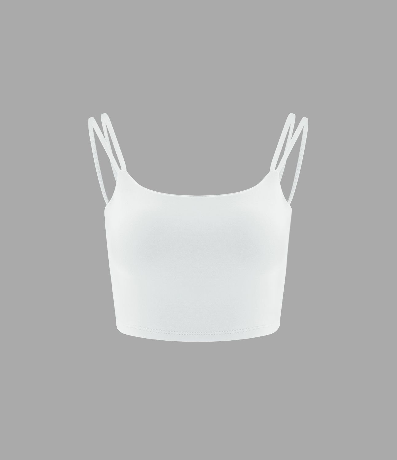 Double Straps Cropped Yoga Tank Top