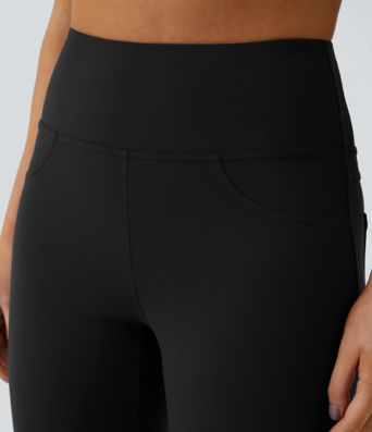 DayStretch High Waisted Pocket Capri Flare Yoga Leggings