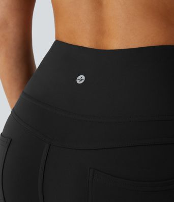 DayStretch High Waisted Pocket Capri Flare Yoga Leggings