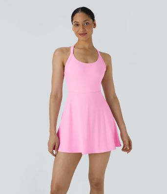 SoftlyZero™ Airy Backless Twisted Cool Touch Dance Active Dress-Easy Peezy Edition