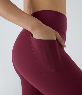 Patitoff™ 2.0 Pet Hair Resistant High Waisted Crossover Side Pocket Yoga Leggings