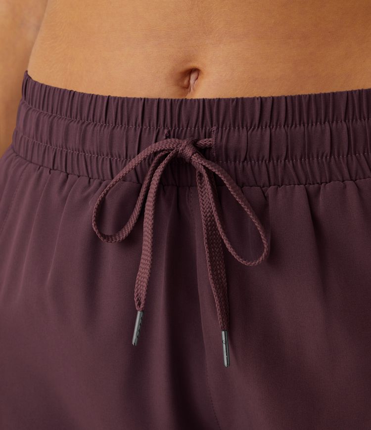 Shorts Running 7,5cm 2 en1 Taille Mi-Haute Cordon de Serrage Empiècement Mesh Contrastant 