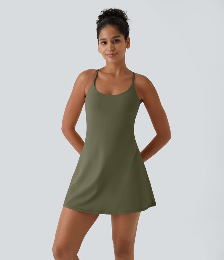 Softlyzero™ Plush Backless Active Dress-Easy Peezy Edition