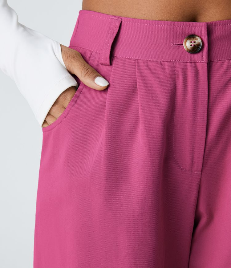 Mid Rise Casual Joggers with Pockets