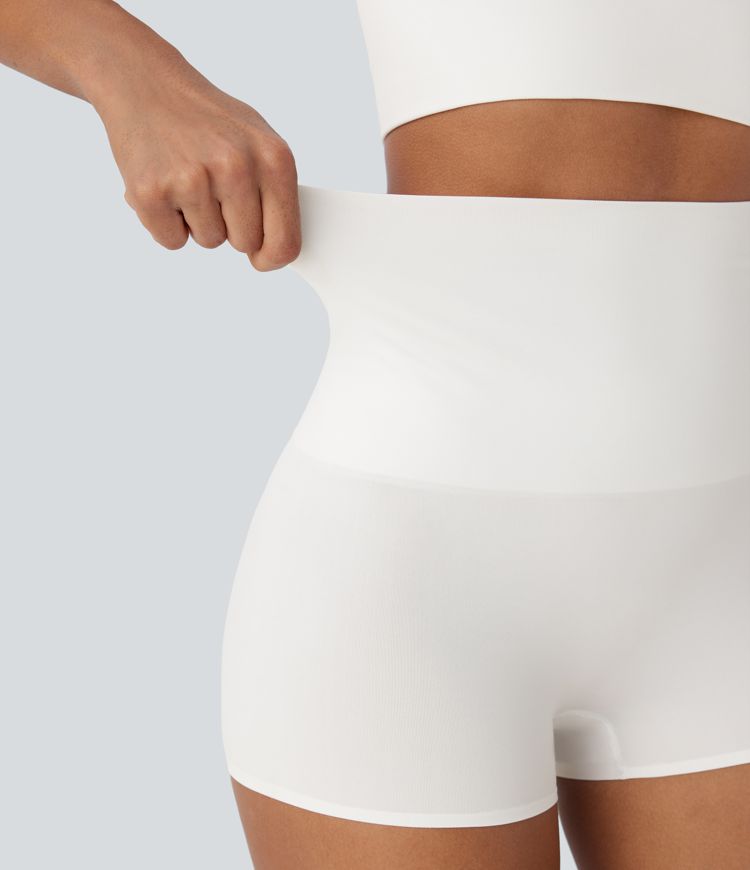 OneForm Seamless Flow High Waisted Tummy Control Lounge Shapewear Boy Shorts