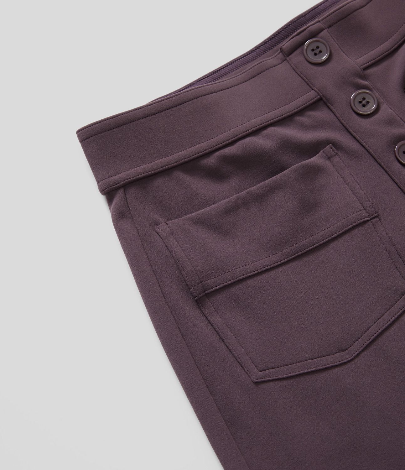 High Waisted with Pockets Straight Leg Stretchy Casual Pants