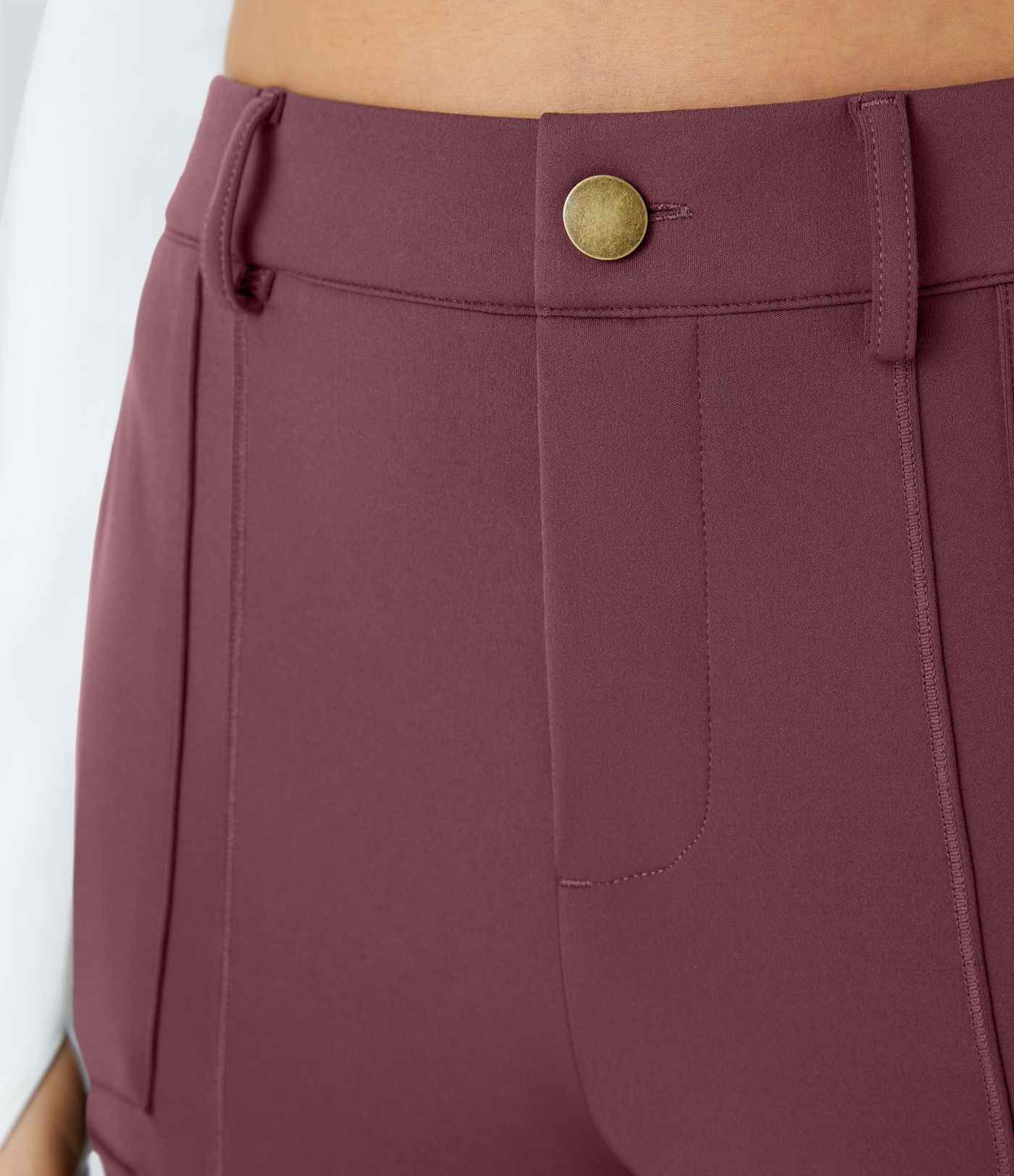 DayStretch - Cargo-Hose mit hohem Bund, Seitentaschen und schmaler Passform